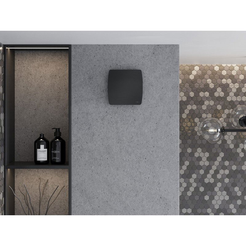 Mexen AXS 120 ventilateur de salle de bain avec capteur d'humidité, noir - W9601-125H-70