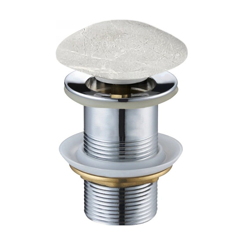 Mexen bouchon clic-clac rond, pierre grise - 79910-91