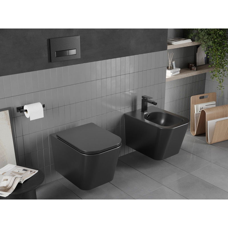 Mexen Teo ensemble bidet encastré cadre Fenix B avec bidet, noir mat - 69935855185