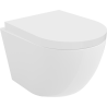 Mexen Lena cuvette WC sans rebord avec abattant à descente freinée, dure, duroplast, blanc brillant - 30220200