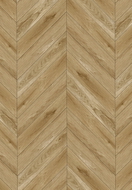 Mexen Manhattan panneaux vinyles chevron français 650 x 127 mm SPC 6,5 mm, sous-couche IPEX 1,5 mm, 4 V-Fuga, Chêne - F1284