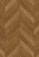 Mexen Overland Park panneaux en vinyle chevrons français 650 x 127 mm SPC 6,5 mm, sous-couche IPEX 1,5 mm, 4 V-Fuge, Jatoba -