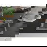 Mexen Vito évier en granit à 1 cuve 520 x 490 mm, Gris, siphon Noir - 6503521000-71-B