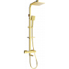 Mexen CQ45 ensemble baignoire-douche avec douchette et mitigeur thermostatique, doré - 779104595-50