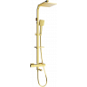 Mexen CQ45 ensemble bain-douche avec douche de tête et robinet thermostatique, doré - 779104595-50