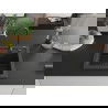 Mexen Vito évier en granit à 1 cuve 520 x 490 mm, Noir moucheté, siphon Noir - 6503521000-76-B
