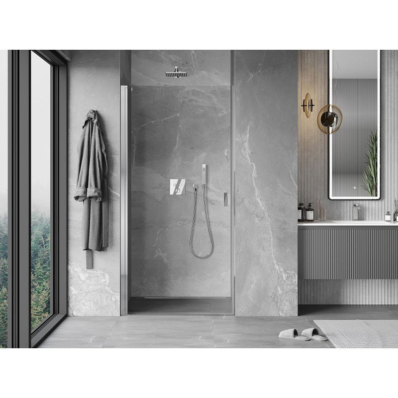 Mexen Mist-B porte de douche pivotante 75 cm, transparent, chrome - 8A2-075-000-01-00