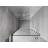 Mexen Mist-B porte de douche pivotante 65 cm, transparent, doré - 8A2-065-000-50-00