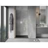 Mexen Mist-B porte de douche pivotante 100 cm, transparent, or brossé - 8A2-100-000-55-00