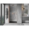 Mexen Mist-B porte de douche pivotante 65 cm, transparent, cuivre brossé - 8A2-065-000-65-00