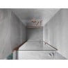 Mexen Mist-B porte de douche pivotante 70 cm, transparent, cuivre brossé - 8A2-070-000-65-00