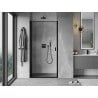 Mexen Mist-B porte de douche pivotante gauche 100 cm, cadre noir, noir - 8A2-100-000-70-70-L