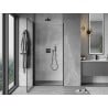 Mexen Mist-B porte de douche pivotante gauche 100 cm, cadre noir, noir - 8A2-100-000-70-70-L