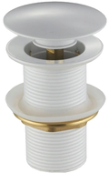 Mexen bouchon rond click-clack, Blanc - 79910-20