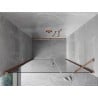 Mexen Mist-B porte de douche pivotante 95 cm, transparent, cuivre brossé - 8A2-095-001-65-00