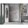 Mexen Mist-B porte de douche pivotante 95 cm, transparent, cuivre brossé - 8A2-095-001-65-00