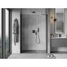 Mexen Mist-B porte de douche pivotante 105 cm, transparent, noir - 8A2-105-001-70-00