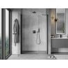 Mexen Mist-B porte de douche pivotante 105 cm, transparent, noir - 8A2-105-001-70-00