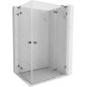 Mexen Lunar L Duo cabine de douche pivotante droite 115 x 90 cm, transparent, gun metal - 834L-115P-090L-95-00