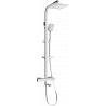 Mexen CQ62 ensemble baignoire-douche avec douche de tête et robinet thermostatique, chrome - 779106295-00