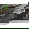Mexen Milo évier en granit à 1 cuve 435 x 410 mm, Gris, siphon Noir - 6505441000-71-B