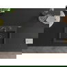 Mexen Milo évier en granit à 1 cuve 435 x 410 mm, Noir moucheté, siphon Noir - 6505441000-76-B