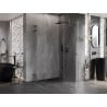 Mexen Lunar L Duo cabine de douche pivotante droite 110 x 80 cm, transparent, gris gun brossé - 834L-110P-080L-66-00