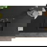 Mexen Milo évier en granit à 1 cuve 435 x 410 mm, Noir, siphon Noir - 6505441000-77-B