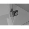 Mexen Lunar L Duo cabine de douche pivotante droite 115 x 70 cm, transparent, gun gray brossé - 834L-115P-070L-66-00