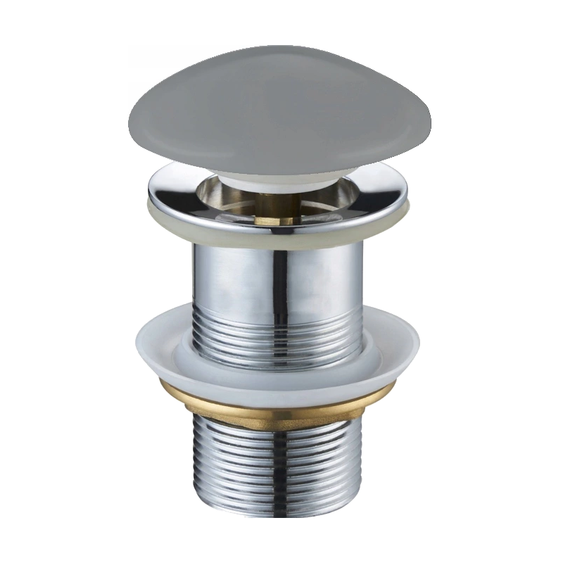Mexen bouchon rond click-clack, Gris clair mat - 79910-61