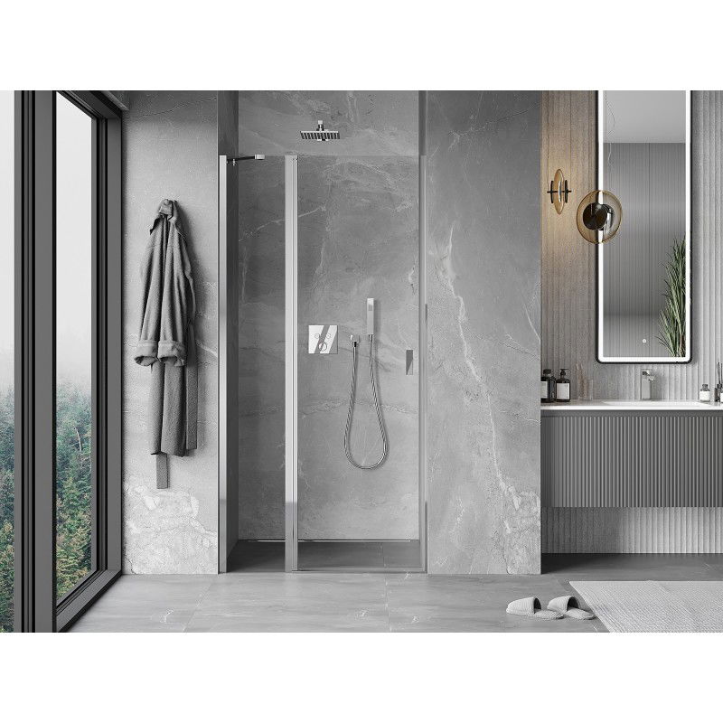 Mexen Mist porte de douche pivotante 95 cm, transparent, chrome - 8A4-095-000-01-00