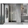 Mexen Mist porte de douche pivotante 70 cm, transparent, doré - 8A4-070-000-50-00
