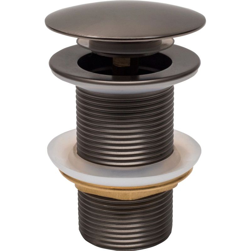 Mexen bonde clic-clac ronde, gris canon brossé - 79910-66