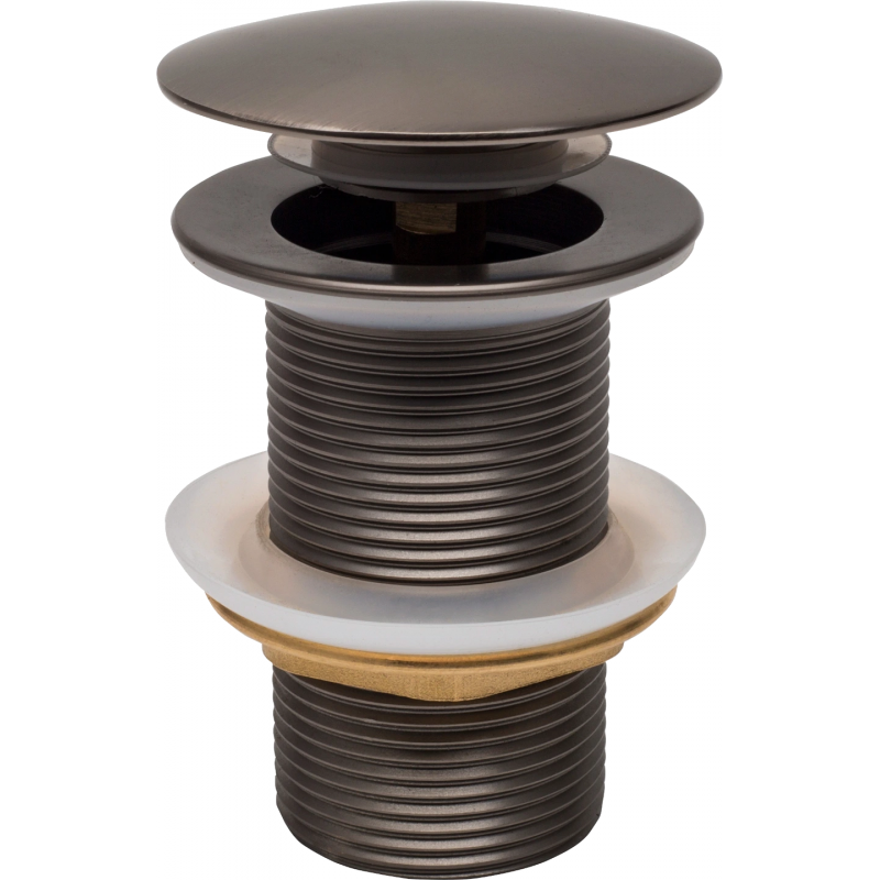 Mexen bouchon rond click-clack, Graphite - 79910-66
