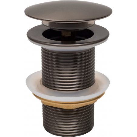 Mexen bonde clic-clac ronde, gris canon brossé - 79910-66