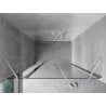 Mexen Mist porte de douche pivotante 155 cm, transparent, chrome - 8A4-155-001-01-00