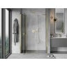 Mexen Mist porte de douche pivotante 125 cm, transparent, doré - 8A4-125-001-50-00