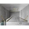 Mexen Mist porte de douche battante 120 cm, transparent, or brossé - 8A4-120-001-55-00