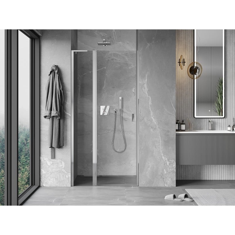 Mexen Mist L porte de douche pivotante 95 cm, transparent, chrome - 8A4L-095-000-01-00