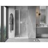 Mexen Mist L porte de douche pivotante 95 cm, transparent, chrome - 8A4L-095-000-01-00