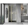 Mexen Mist L porte de douche pivotante 105 cm, transparent, doré - 8A4L-105-000-50-00