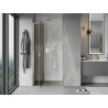 Mexen Mist L porte de douche pivotante 105 cm, transparent, doré - 8A4L-105-000-50-00