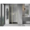 Mexen Mist L porte de douche pivotante 90 cm, transparent, or brossé - 8A4L-090-000-55-00