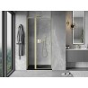 Mexen Mist L porte de douche pivotante 110 cm, transparent, doré brossé - 8A4L-110-000-55-00