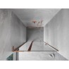 Mexen Mist L porte de douche pivotante 115 cm, transparent, cuivre brossé - 8A4L-115-000-65-00