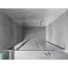 Mexen Mist L porte de douche pivotante 135 cm, transparent, chrome - 8A4L-135-001-01-00