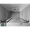 Mexen Mist L porte de douche pivotante 140 cm, transparent, noir - 8A4L-140-001-70-00