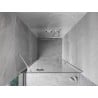Mexen Mist-H porte de douche pivotante gauche 75 cm, transparent, chrome - 8A5-075-000-01-00-L