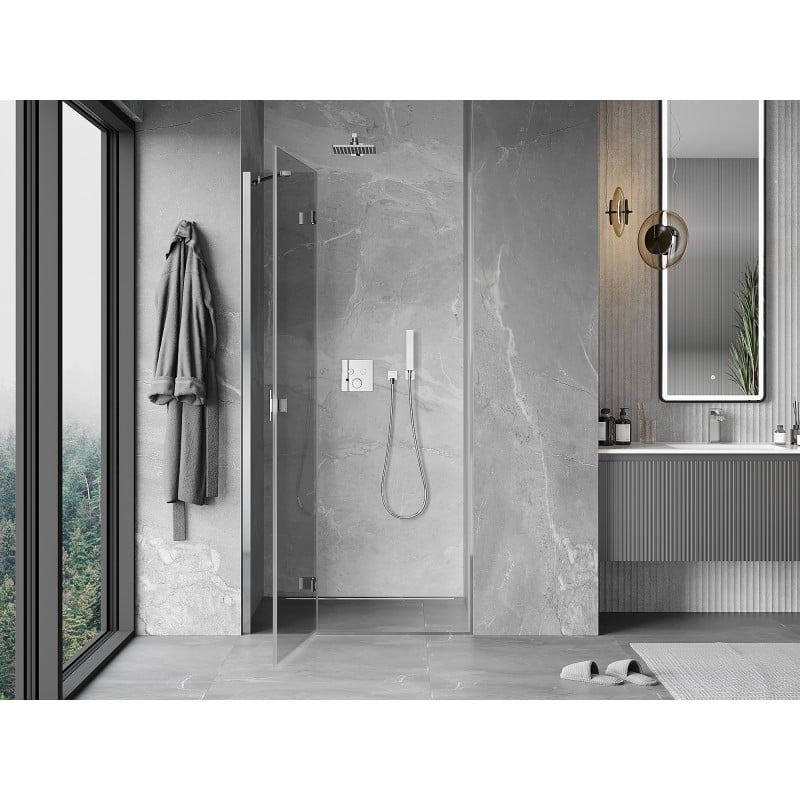 Mexen Mist-H porte de douche pivotante gauche 95 cm, transparent, chrome - 8A5-095-000-01-00-L