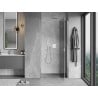 Mexen Mist-H porte de douche pivotante droite 70 cm, transparent, chrome - 8A5-070-000-01-00-P